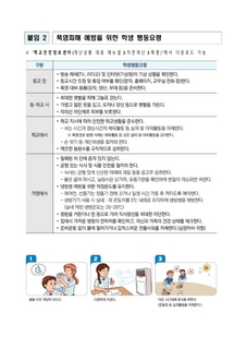 (144-1)폭염 예방을 위한 학생 행동요령