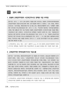 교육공무직원 감사 사례(2020 사례집)