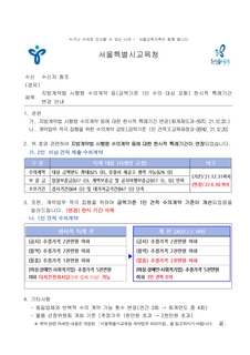 지방계약법 시행령 수의계약 등(금액기준 1인 수의 대상 포함) 한시적 특례기간 변경 안내 (~ 2022.6.30.)