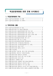 2022년도 학교운영위원회 구성 및 운영 안내