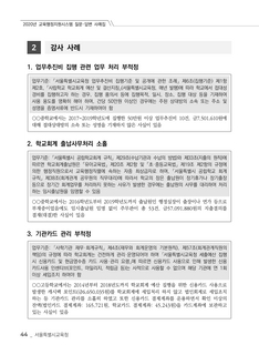학교회계 지출 감사 사례(2020 사례집)